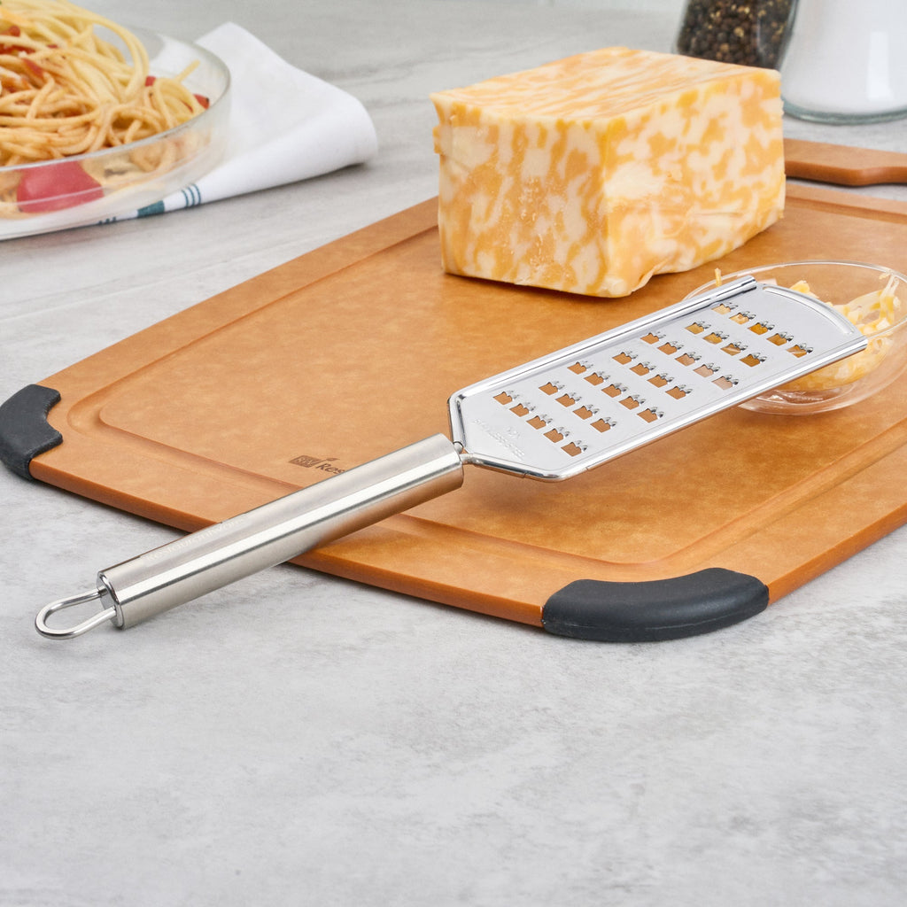 German Standard Stainless Steel Coarse Grater - 10'' - 24 count box