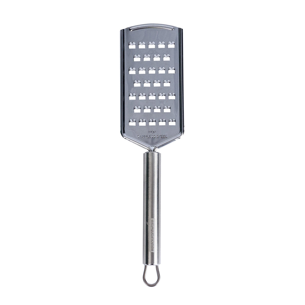 German Standard Stainless Steel Coarse Grater - 10'' - 6 count box