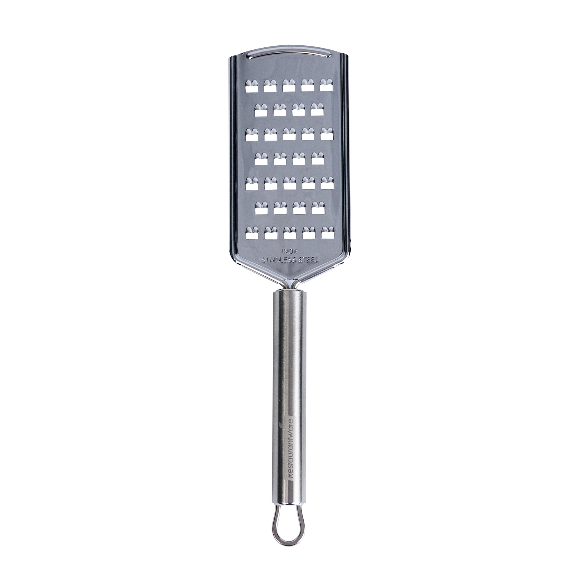 German Standard Stainless Steel Coarse Grater - 10'' - 6 count box