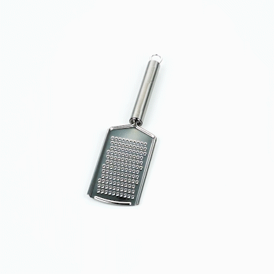 German Standard Stainless Steel Fine Grater - 9 3/4'' - 24 count box