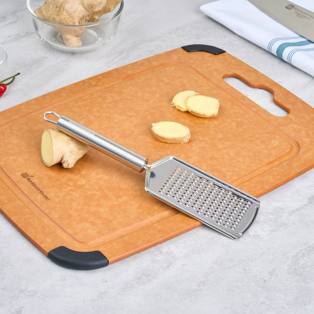 German Standard Stainless Steel Fine Grater - 9 3/4'' - 1 count box