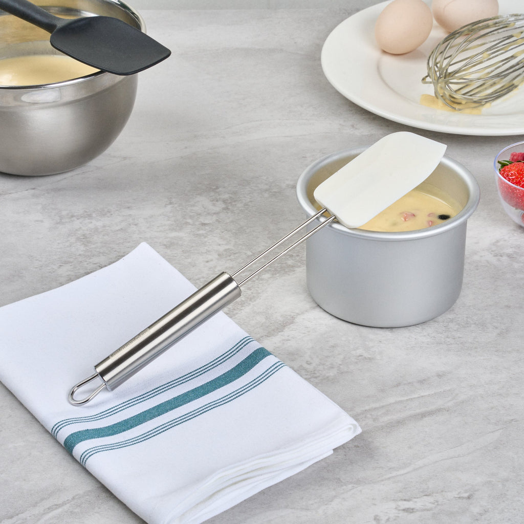 German Standard Silicone Spatula - with Stainless Steel Handle - 11'' - 1 count box