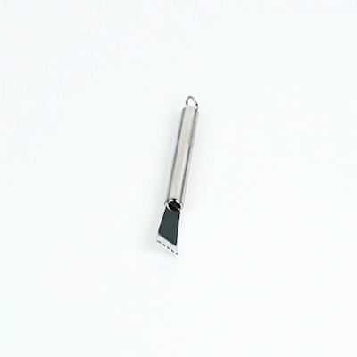 German Standard Stainless Steel Citrus Zester - 5 3/4'' - 24 count box