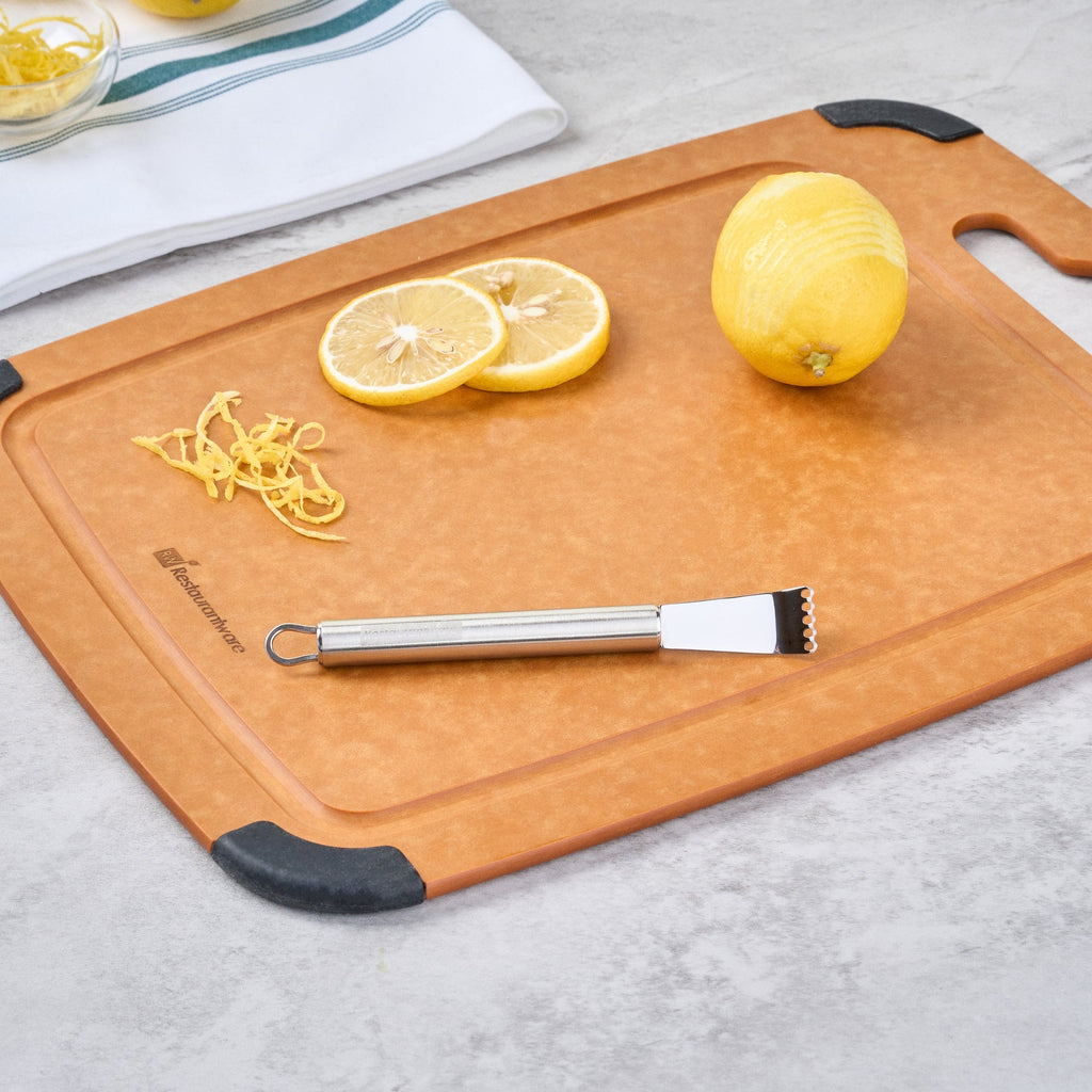 German Standard Stainless Steel Citrus Zester - 5 3/4'' - 6 count box