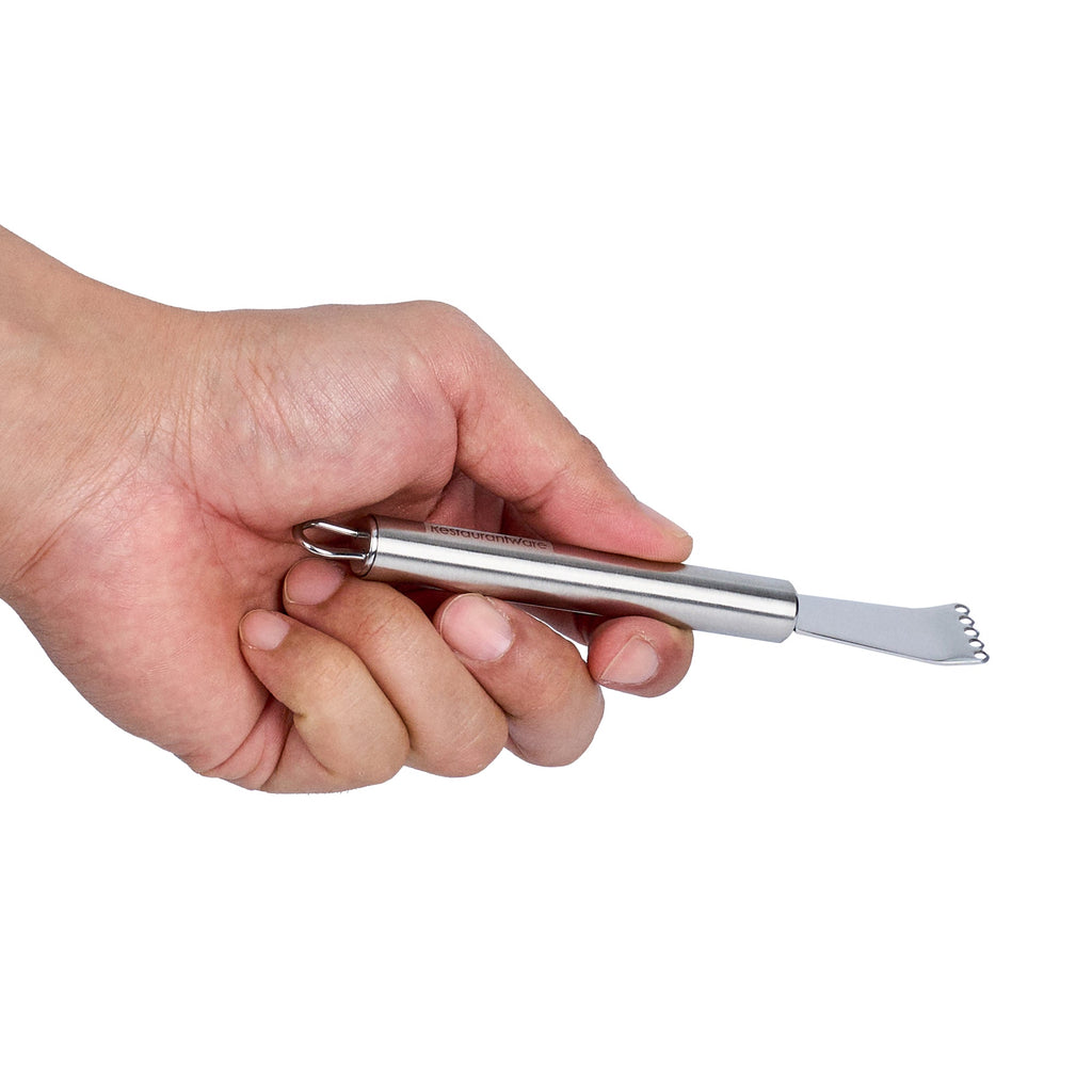 German Standard Stainless Steel Citrus Zester - 5 3/4'' - 1 count box