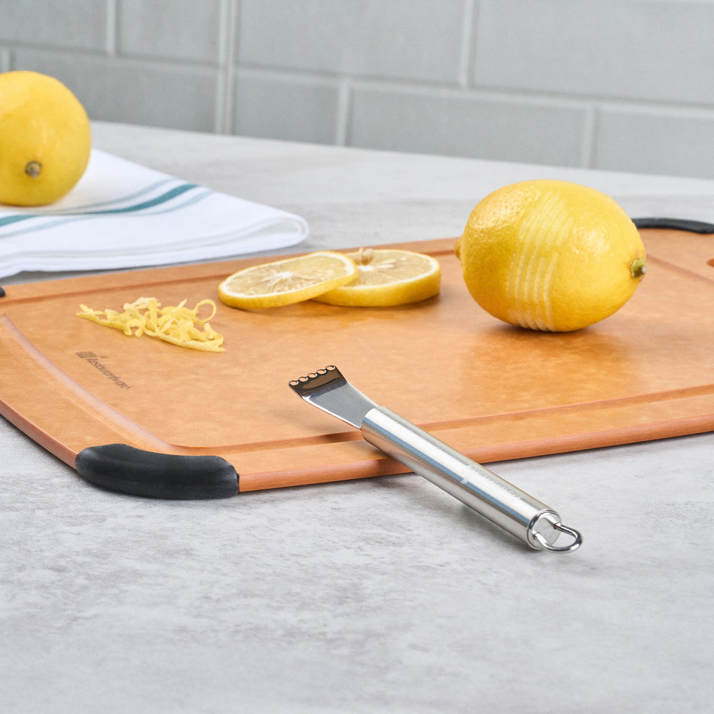 German Standard Stainless Steel Citrus Zester - 5 3/4'' - 1 count box