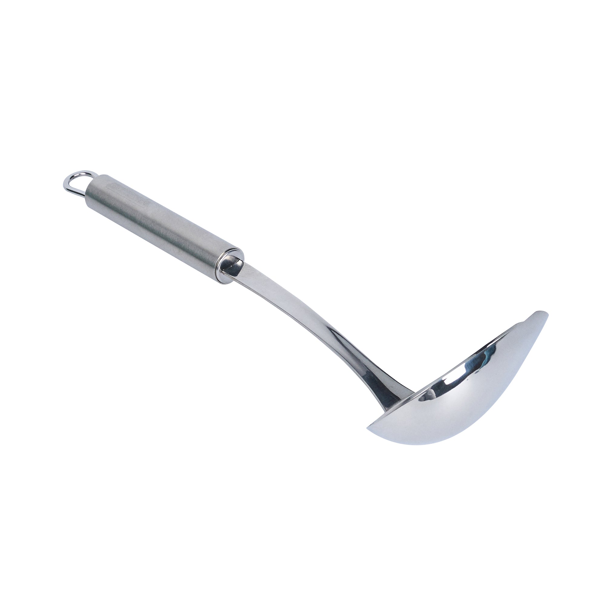 German Standard 2.5 oz Stainless Steel Pour Spout Ladle - One-Piece - 1 count box