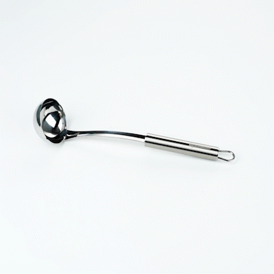 German Standard Stainless Steel Sauce Ladle - One-Piece - 10 3/4'' - 1 count box