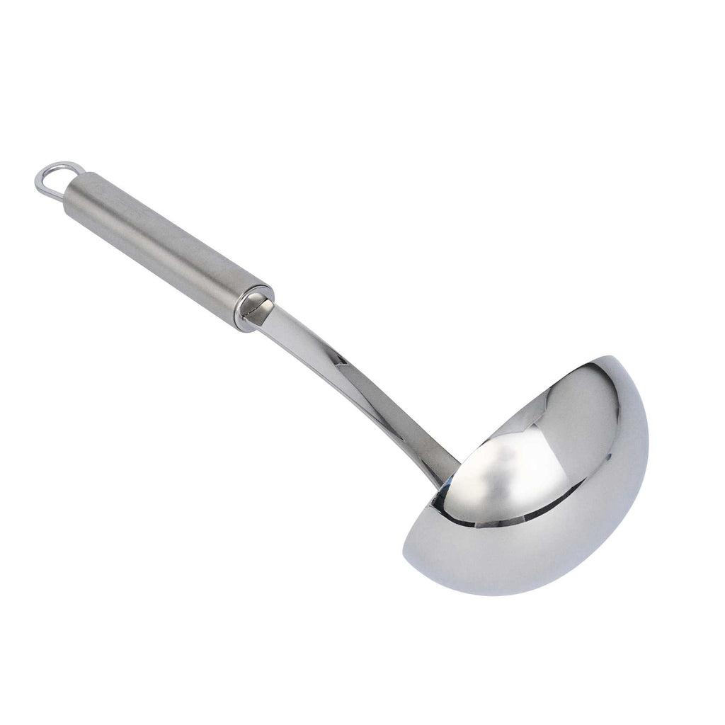 German Standard Stainless Steel Serving Ladle - One-Piece - 11 1/2'' - 36 count box