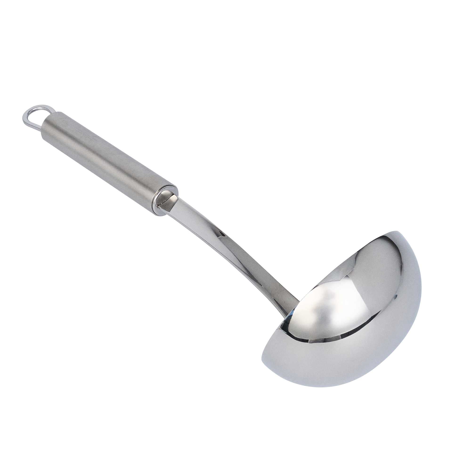 German Standard Stainless Steel Serving Ladle - One-Piece - 11 1/2'' - 36 count box
