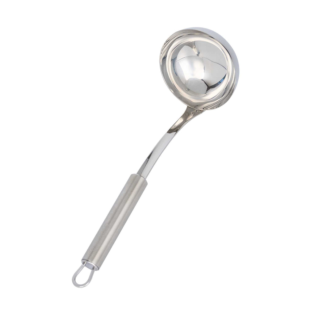 German Standard Stainless Steel Serving Ladle - One-Piece - 11 1/2'' - 6 count box