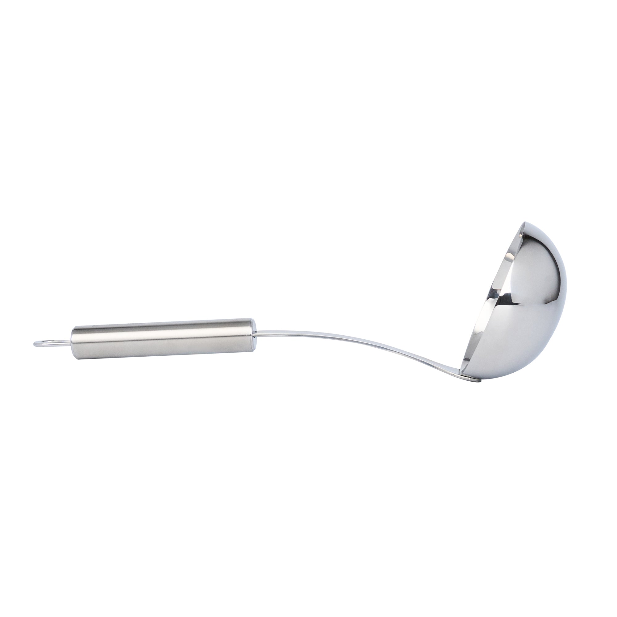 German Standard Stainless Steel Serving Ladle - One-Piece - 11 1/2'' - 1 count box