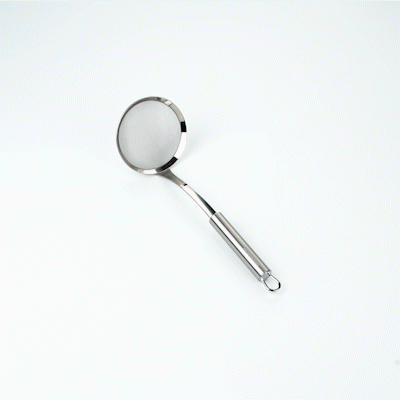 German Standard Stainless Steel Fine Mesh Strainer - 11 3/4'' x 4'' - 1 count box