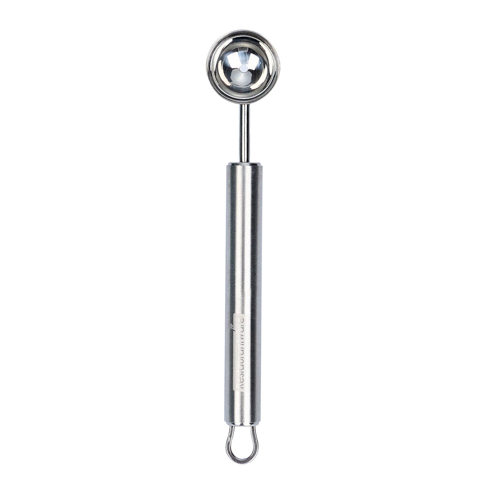 German Standard Stainless Steel Melon Baller - 6'' x 1'' - 24 count box