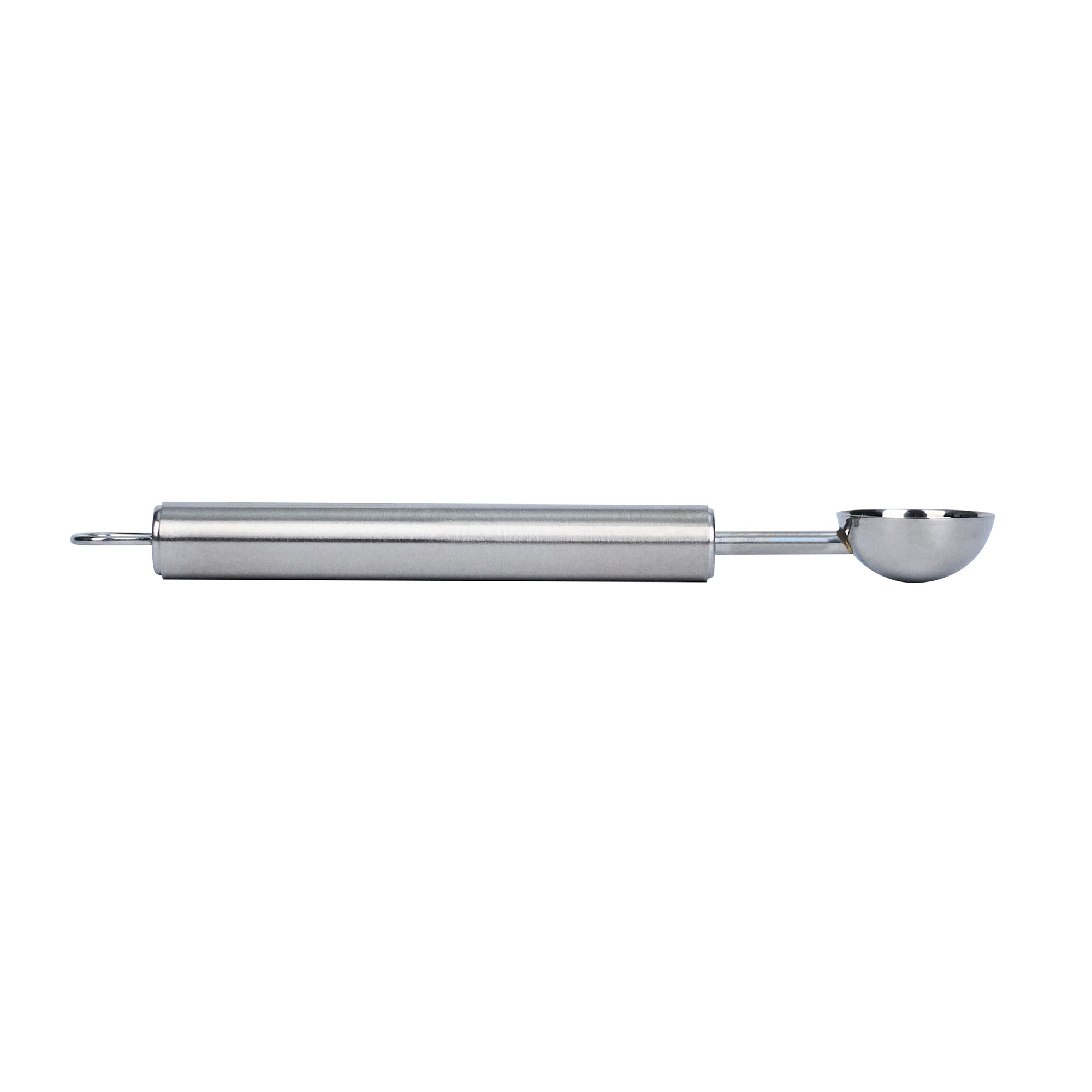 German Standard Stainless Steel Melon Baller - 6'' x 1'' - 24 count box