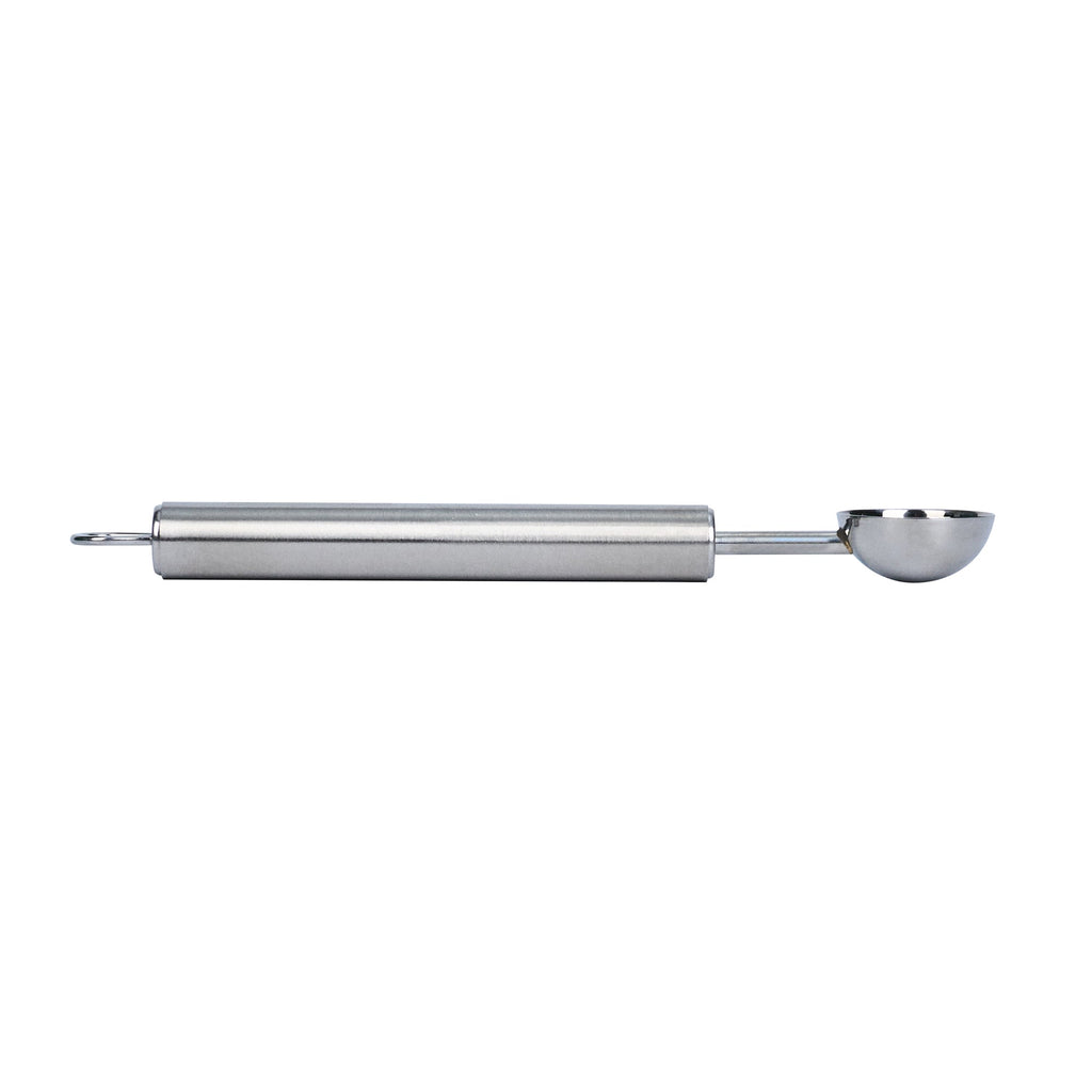 German Standard Stainless Steel Melon Baller - 6'' x 1'' - 6 count box