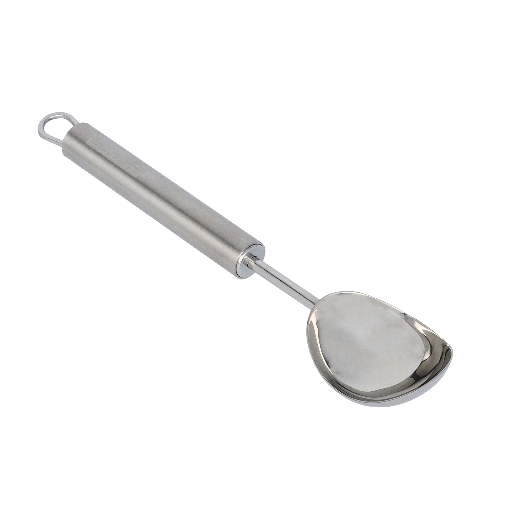 German Standard Stainless Steel Ice Cream Scoop - 8 3/4'' x 1 3/4'' - 6 count box