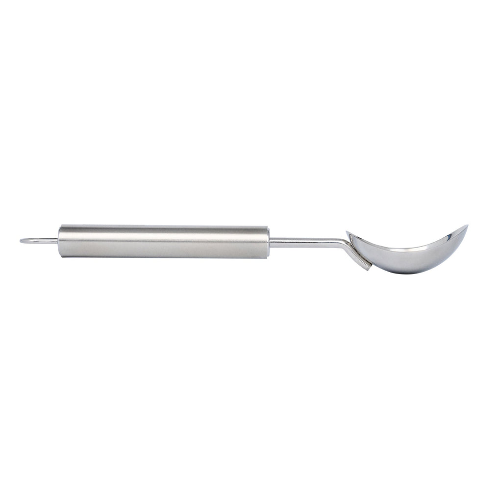 German Standard Stainless Steel Ice Cream Scoop - 8 3/4'' x 1 3/4'' - 1 count box
