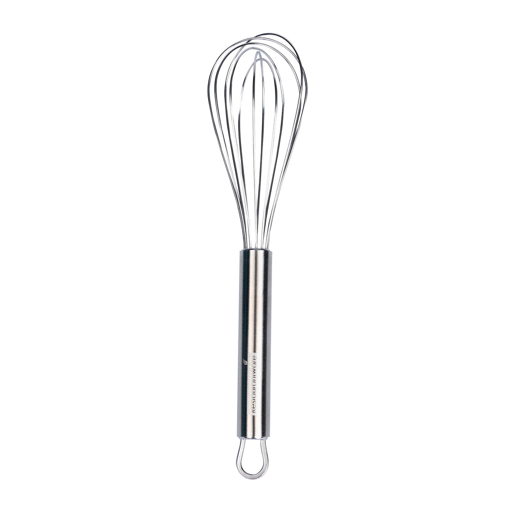 German Standard Stainless Steel French Whisk - 8 1/2" - 1 count box