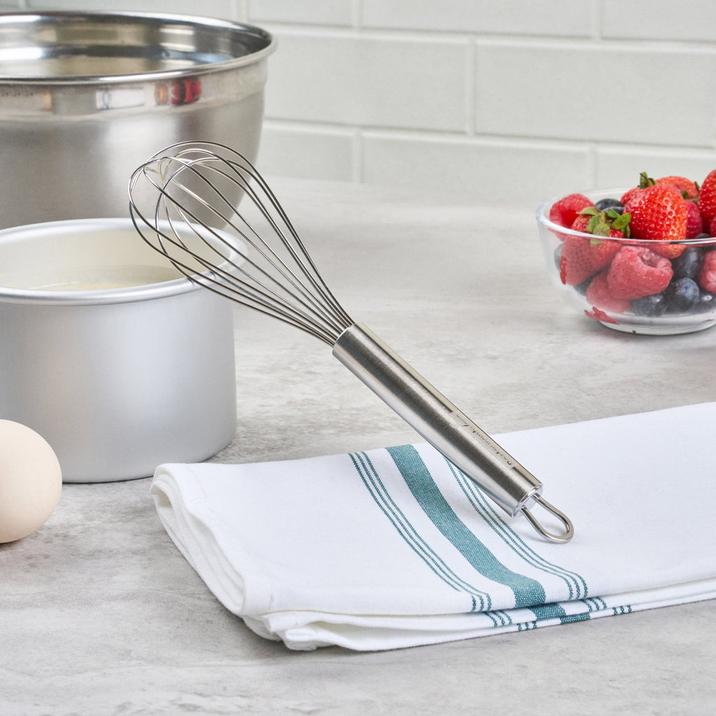 German Standard Stainless Steel French Whisk - 8 1/2" - 1 count box