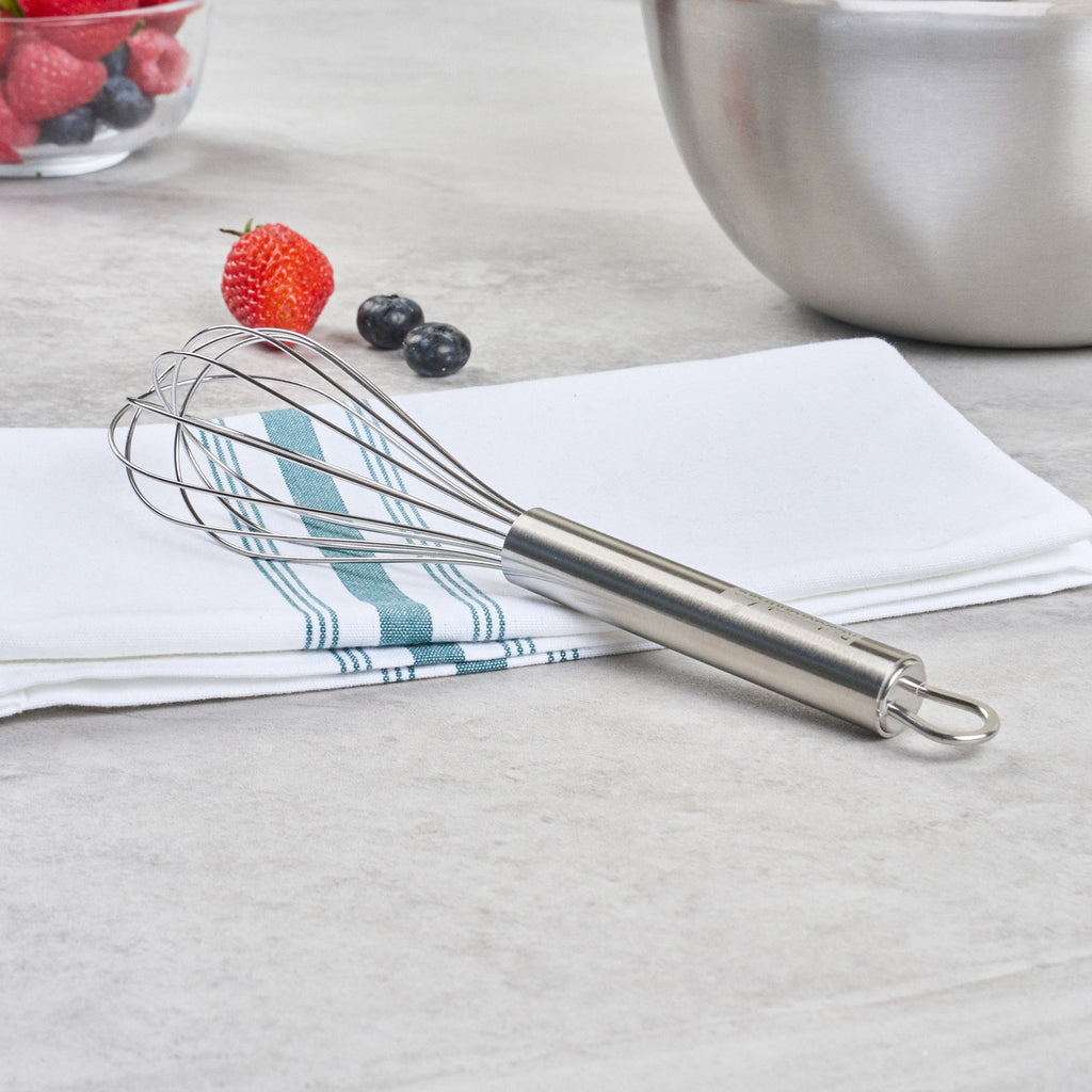German Standard Stainless Steel French Whisk - 8 1/2" - 1 count box