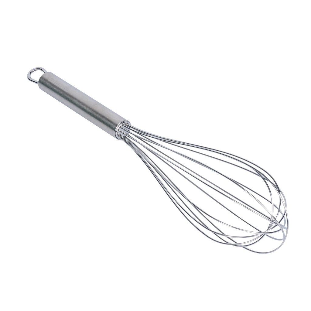 German Standard Stainless Steel French Whisk - 12 1/2'' - 1 count box