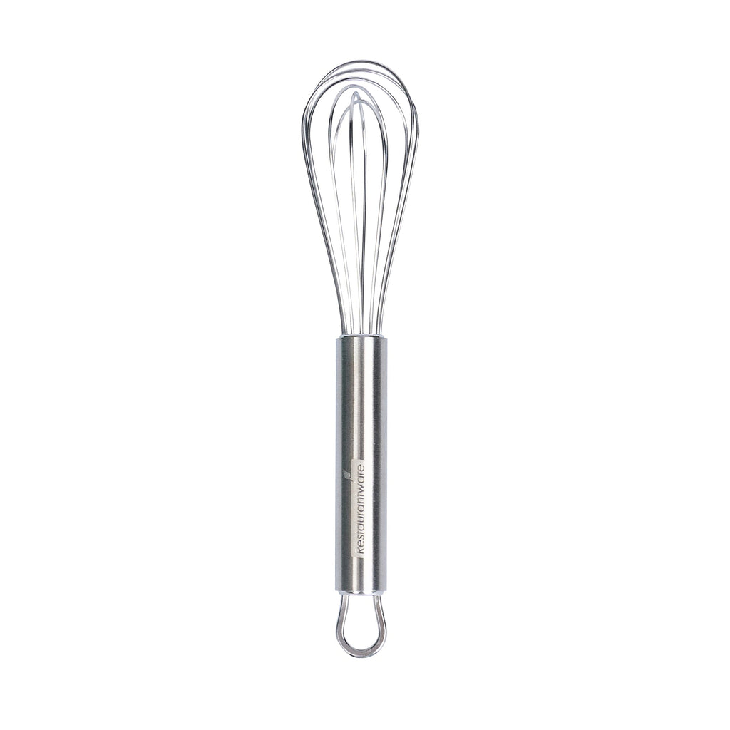 German Standard Stainless Steel French Whisk - 7 1/4" - 24 count box