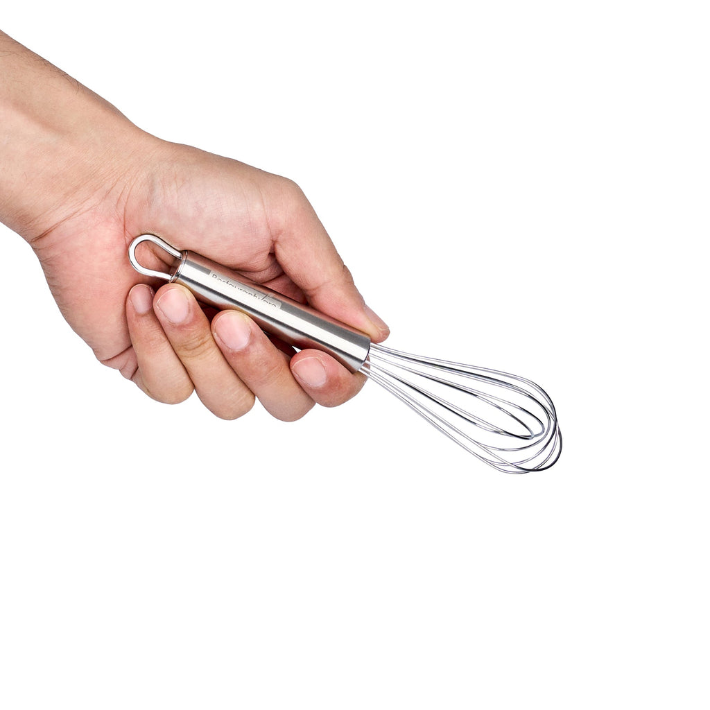 German Standard Stainless Steel French Whisk - 7 1/4" - 24 count box