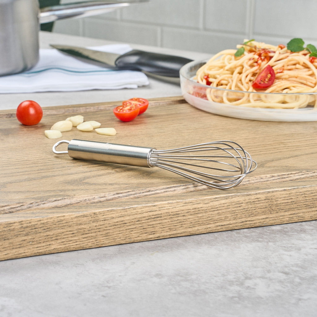 German Standard Stainless Steel French Whisk - 7 1/4" - 24 count box