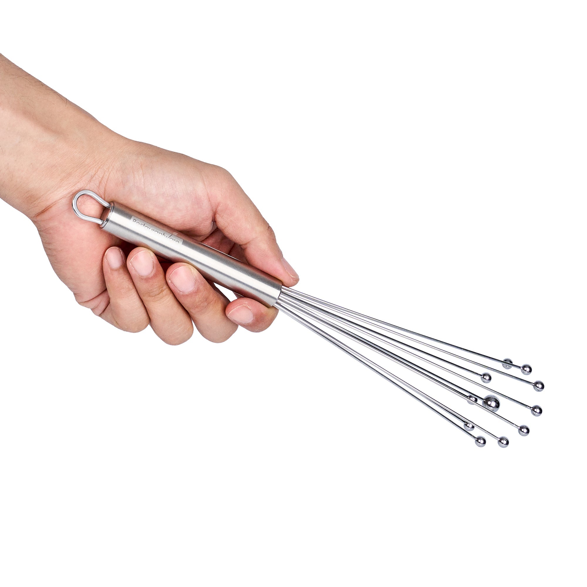 German Standard Stainless Steel Ball Whisk - 10 3/4'' - 24 count box