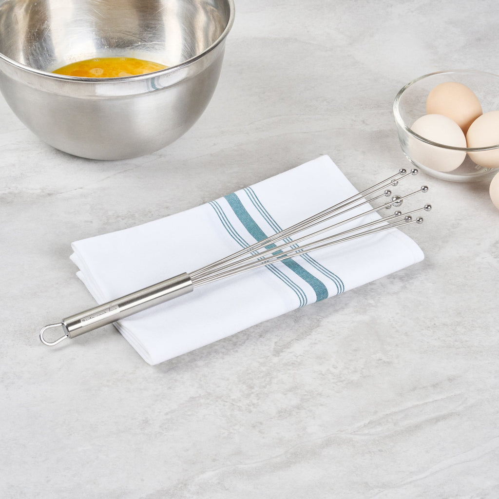 German Standard Stainless Steel Ball Whisk - 12 1/2'' - 24 count box