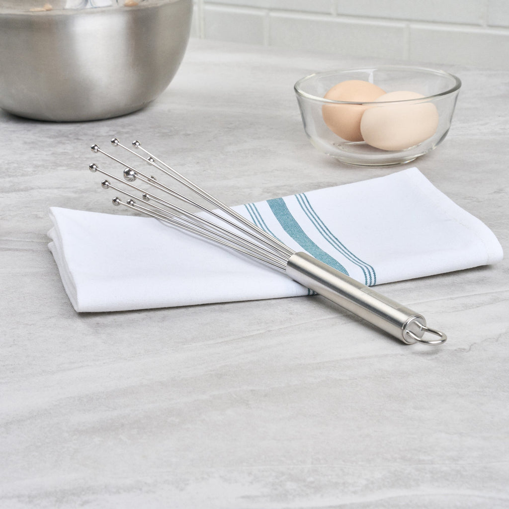 German Standard Stainless Steel Ball Whisk - 12 1/2'' - 24 count box