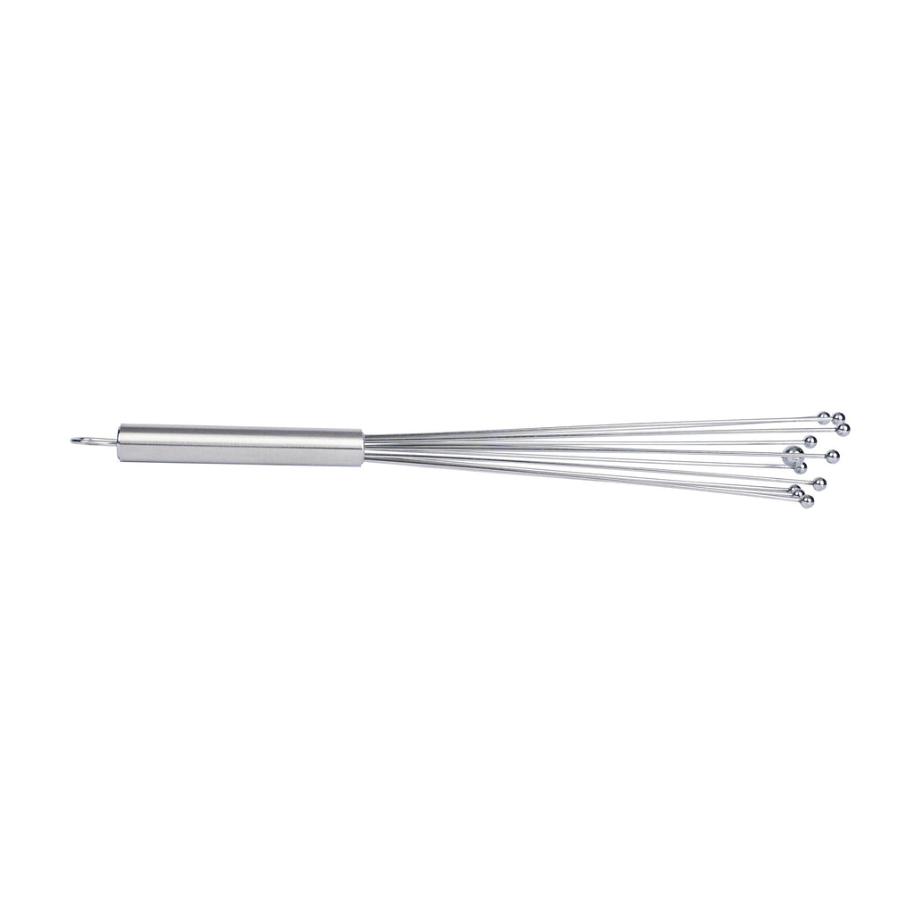 German Standard Stainless Steel Ball Whisk - 12 1/2'' - 6 count box