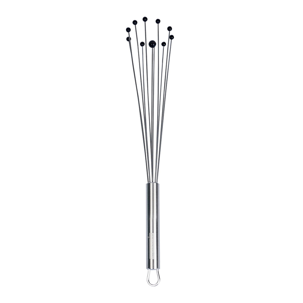 German Standard Stainless Steel Ball Whisk - with Silicone Tips - 12 1/2'' - 1 count box