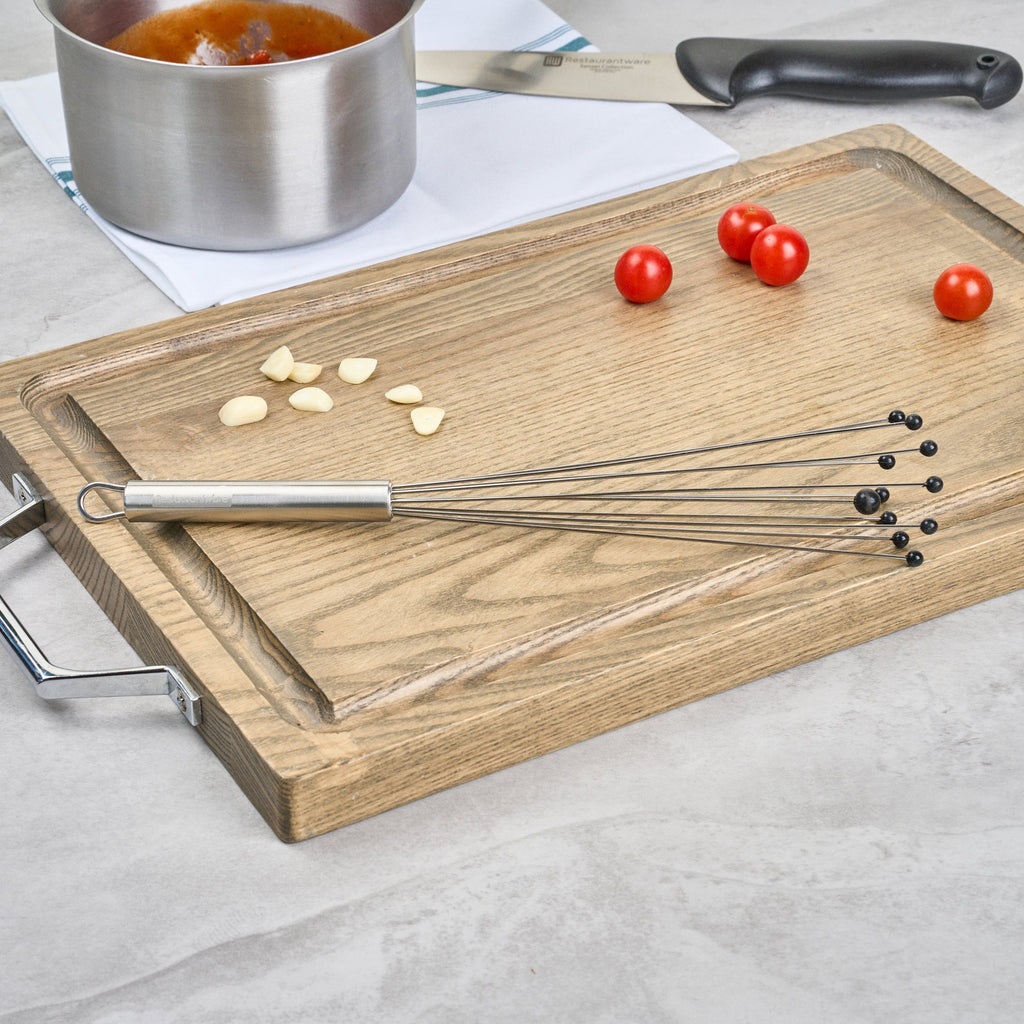 German Standard Stainless Steel Ball Whisk - with Silicone Tips - 12 1/2'' - 6 count box