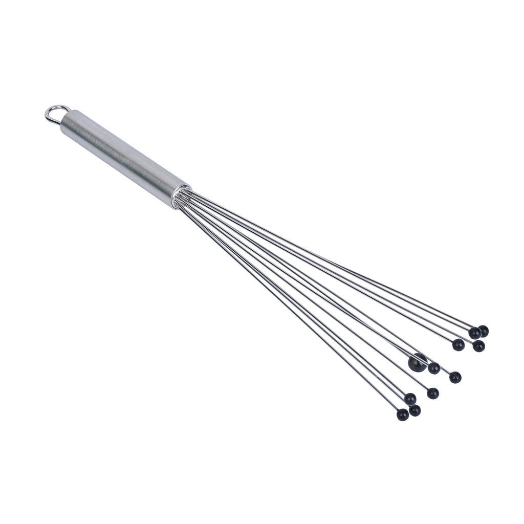 German Standard Stainless Steel Ball Whisk - with Silicone Tips - 12 1/2'' - 1 count box