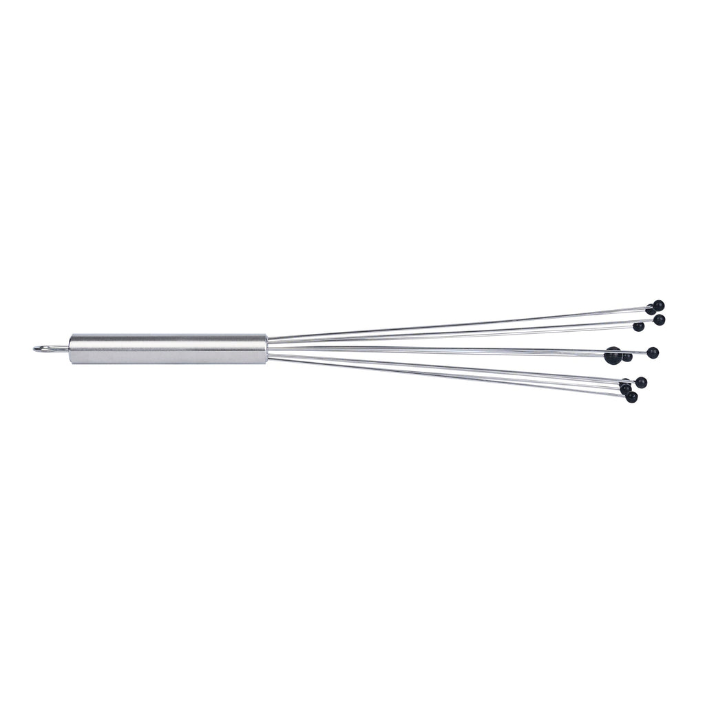 German Standard Stainless Steel Ball Whisk - with Silicone Tips - 12 1/2'' - 1 count box