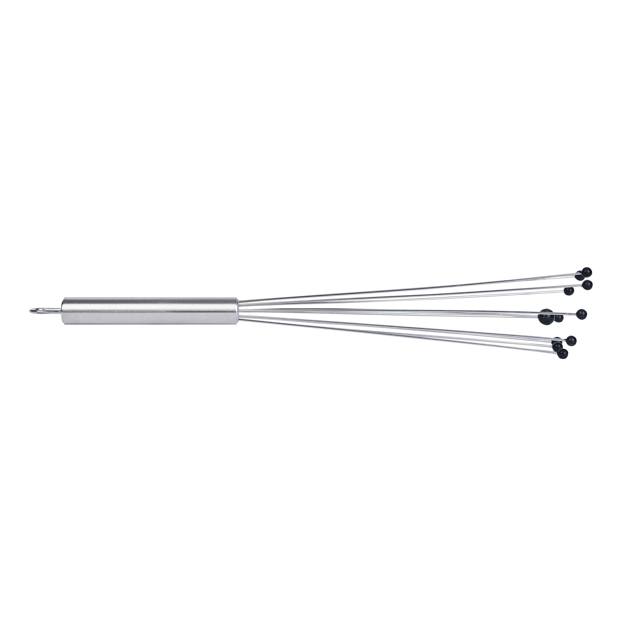 German Standard Stainless Steel Ball Whisk - with Silicone Tips - 12 1/2'' - 1 count box