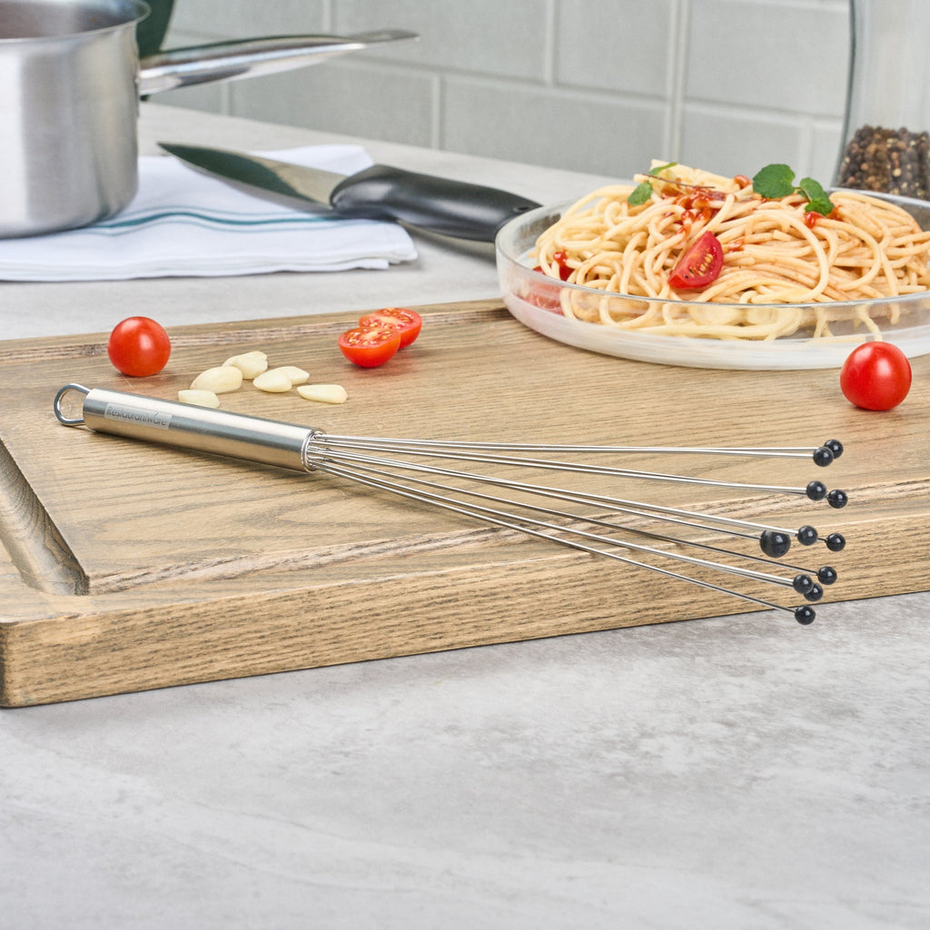 German Standard Stainless Steel Ball Whisk - with Silicone Tips - 12 1/2'' - 1 count box
