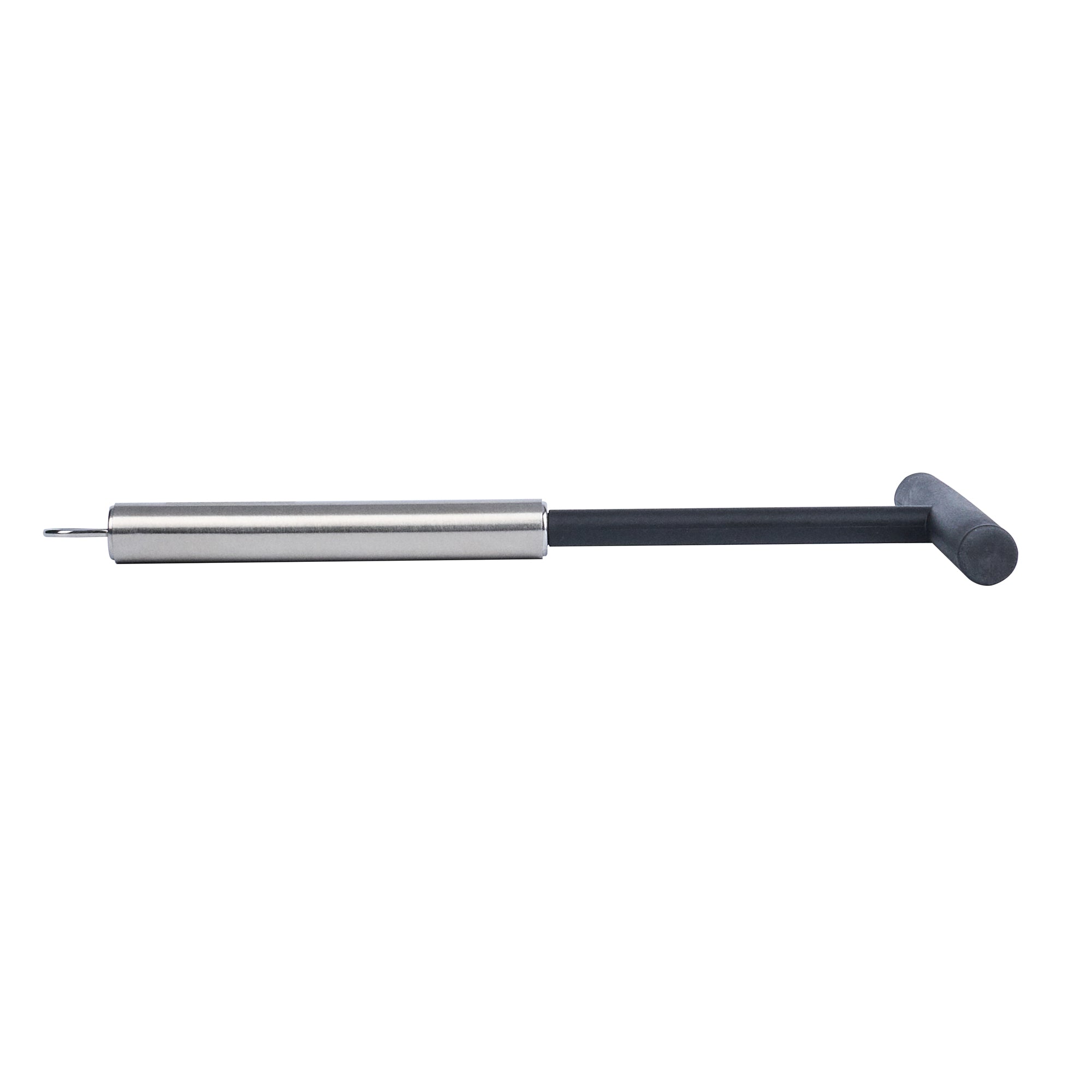 German Standard Black Nylon High Heat Crepe Batter Spreader - with Stainless Steel Handle - 7 3/4'' x 4 3/4'' - 6 count box