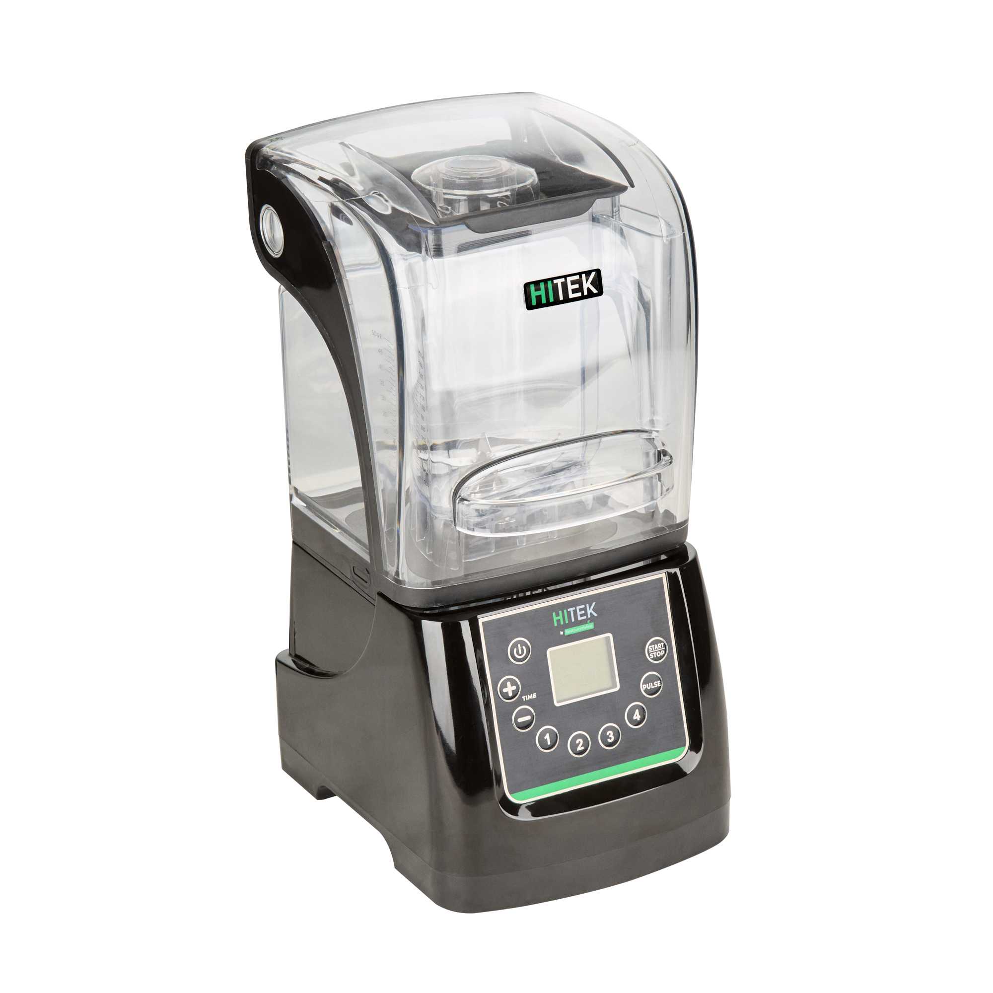 Hi Tek 3 HP Heavy Duty Commercial Blender - 48 oz Tritan Container, Sound Enclosure, Programmable Touchpad - 1 count box