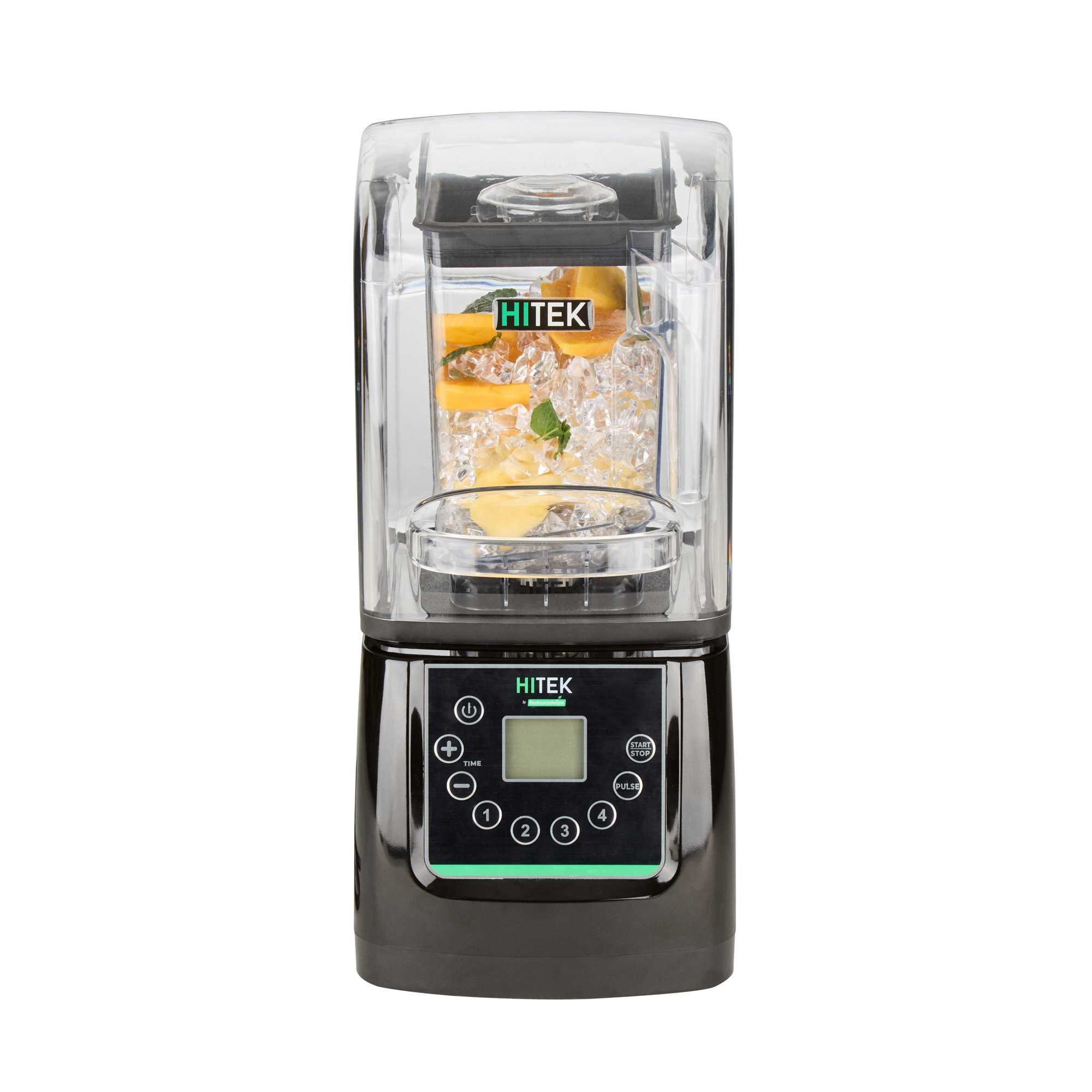 Hi Tek 3 HP Heavy Duty Commercial Blender - 48 oz Tritan Container, Sound Enclosure, Programmable Touchpad - 1 count box