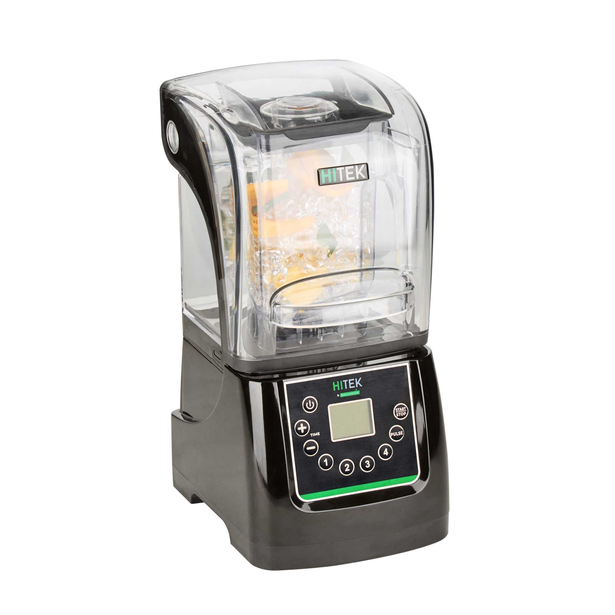 Hi Tek 3 HP Heavy Duty Commercial Blender - 48 oz Tritan Container, Sound Enclosure, Programmable Touchpad - 1 count box