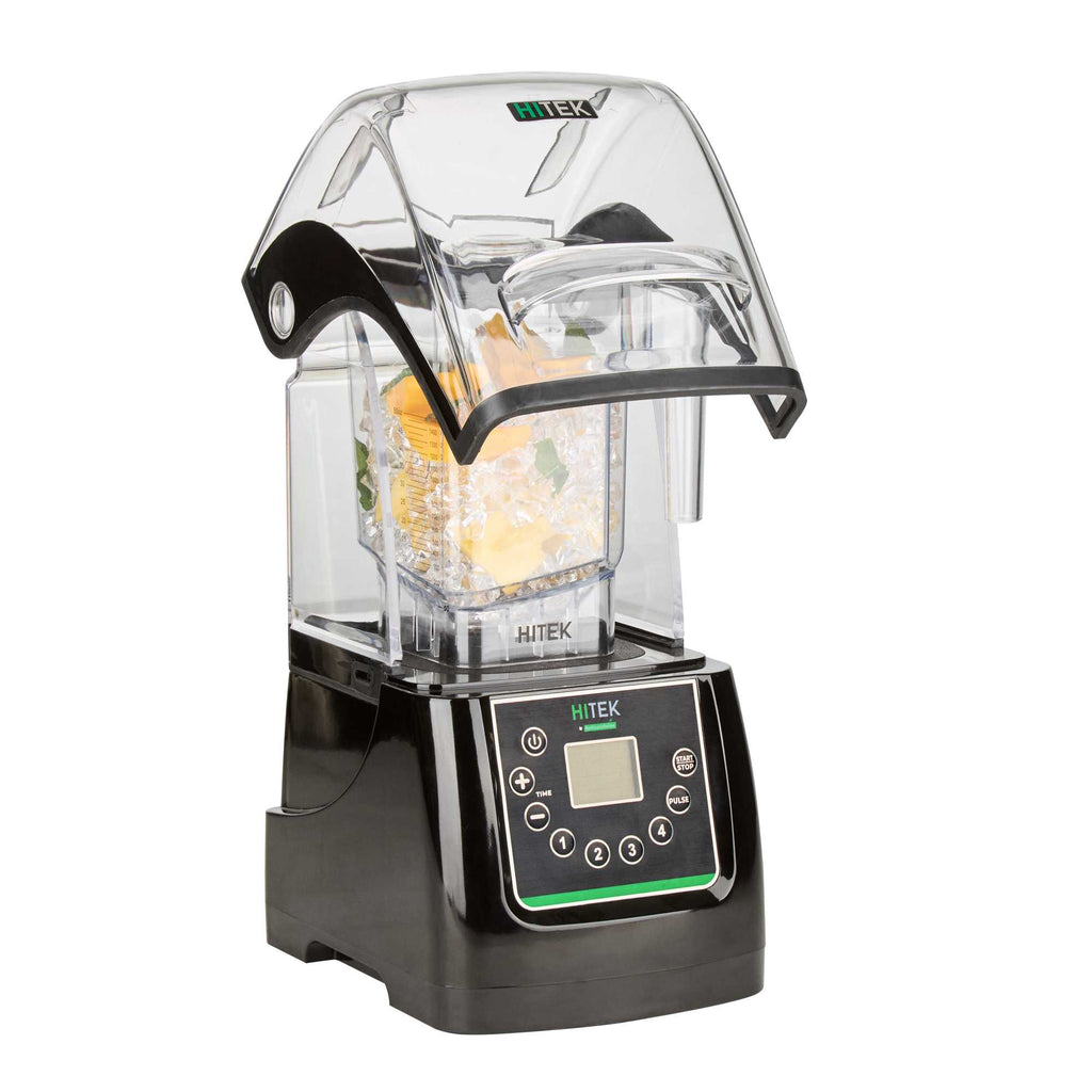 Hi Tek 3 HP Heavy Duty Commercial Blender - 48 oz Tritan Container, Sound Enclosure, Programmable Touchpad - 1 count box