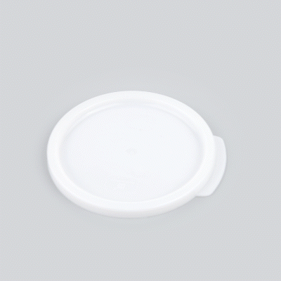 Met Lux Round White Plastic Food Storage Container Lid - Fits 1 qt - 1 count box