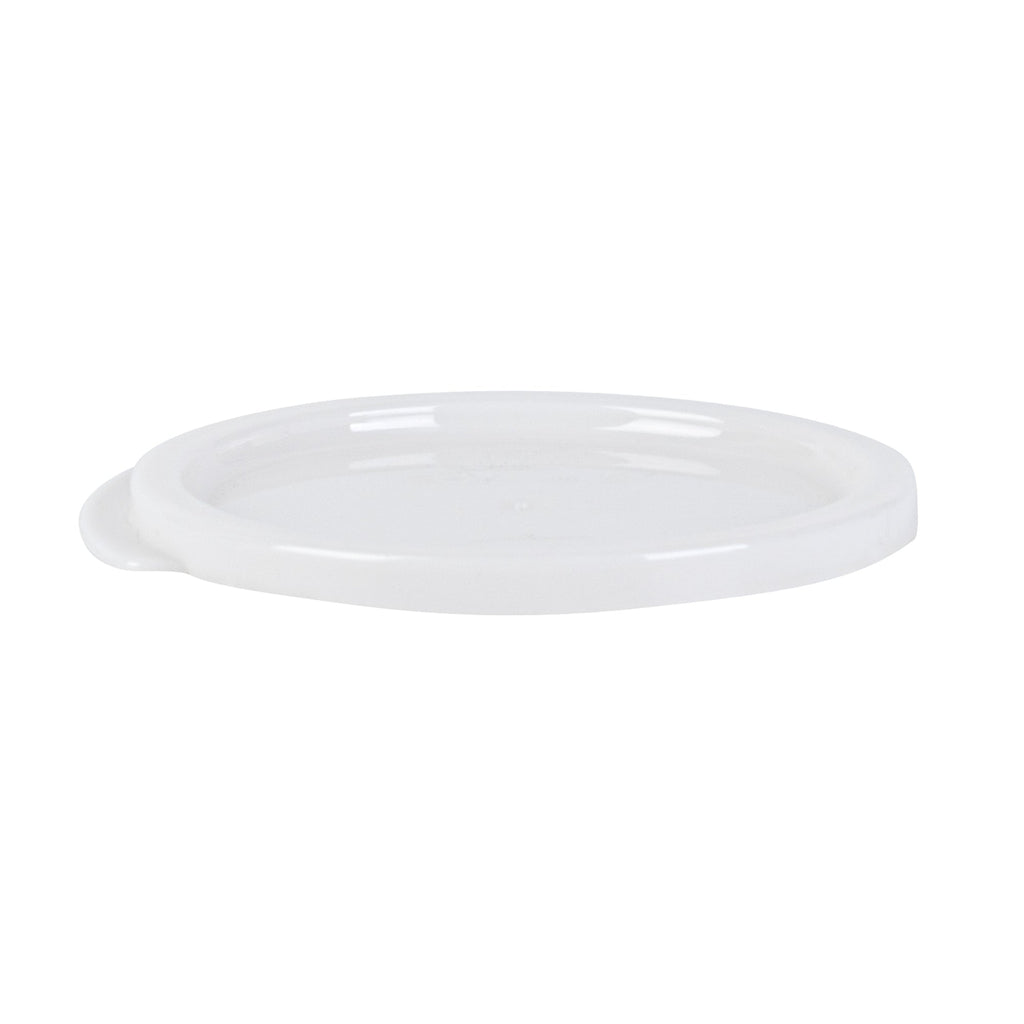 Met Lux Round White Plastic Food Storage Container Lid - Fits 1 qt - 1 count box