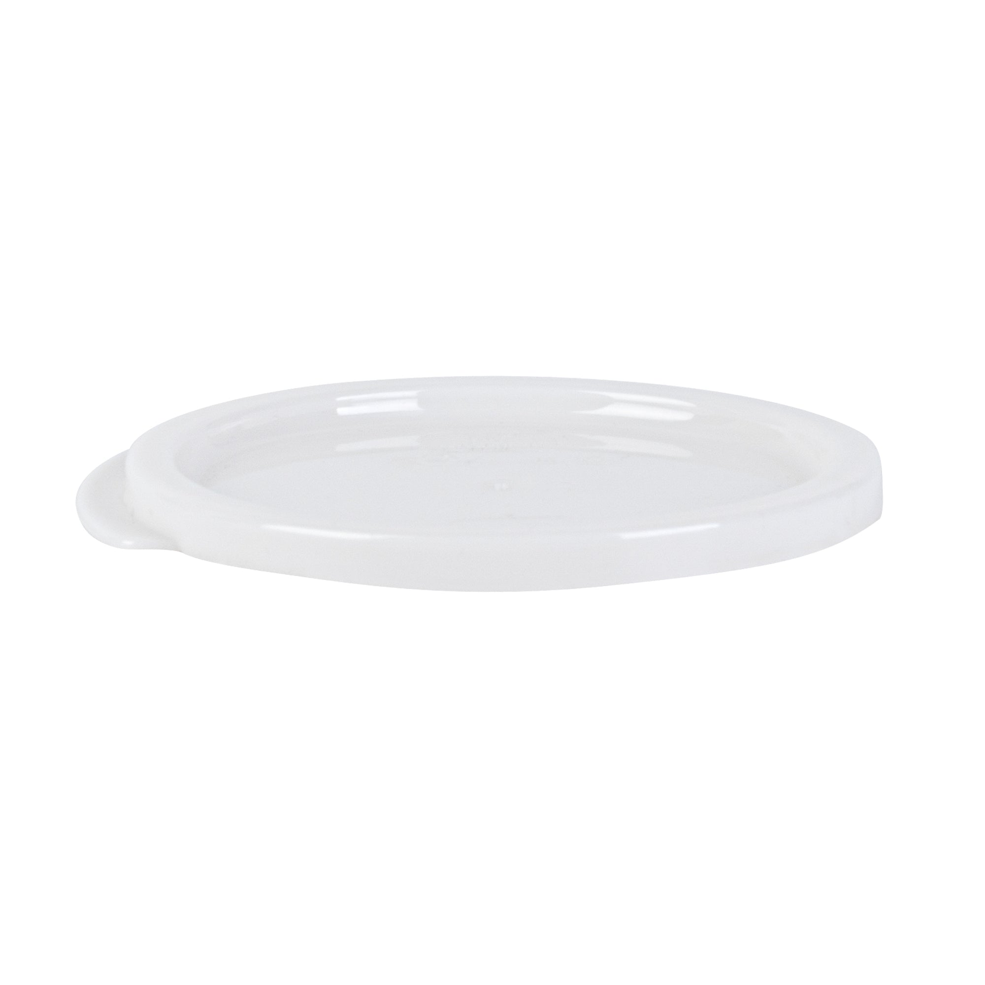 Met Lux Round White Plastic Food Storage Container Lid - Fits 1 qt - 1 count box