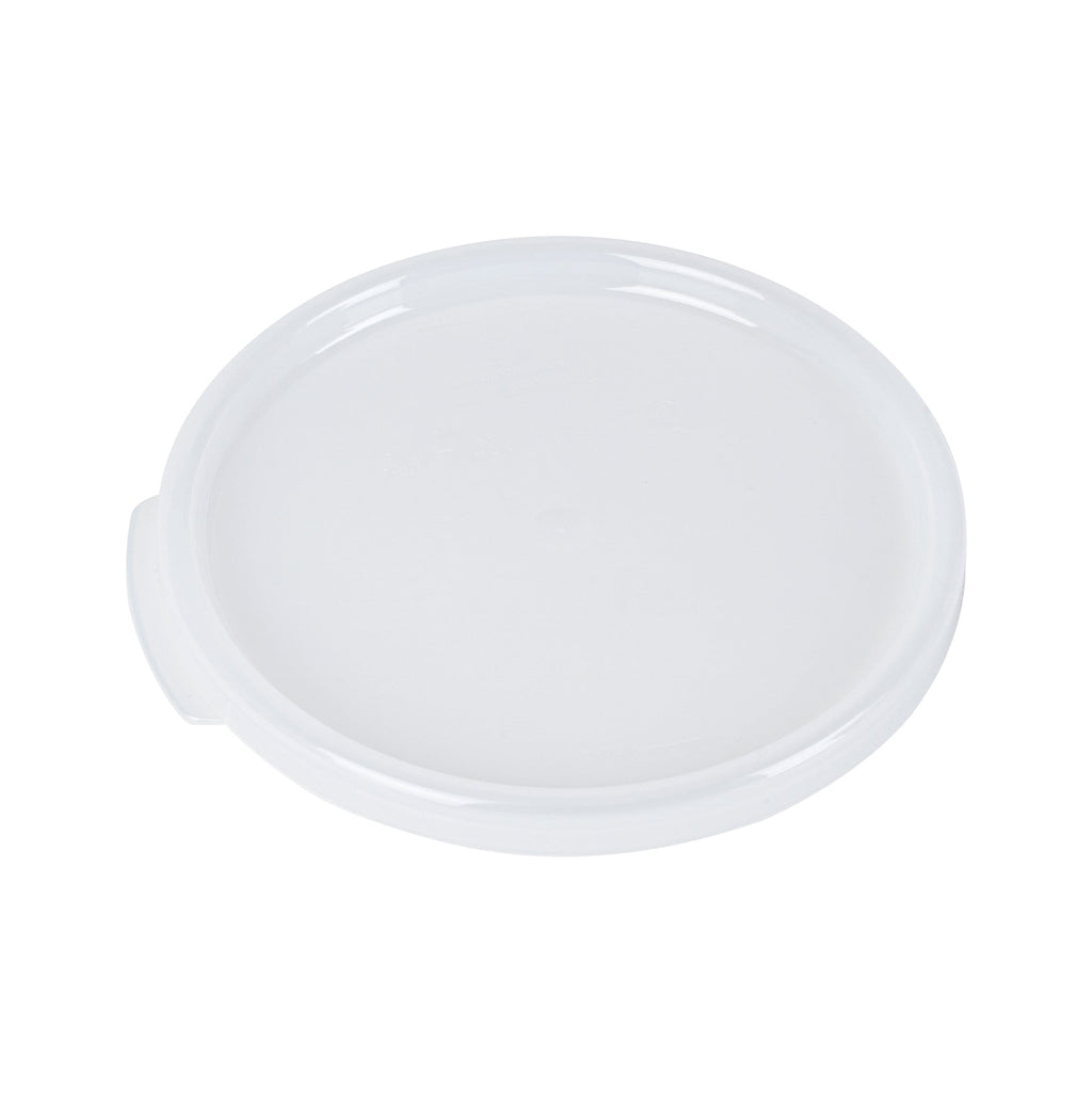 Met Lux Round Translucent Plastic Food Storage Container Lid - Fits 2 and 4 qt - 10 count box