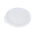 Met Lux Round Translucent Plastic Food Storage Container Lid - Fits 2 and 4 qt - 10 count box