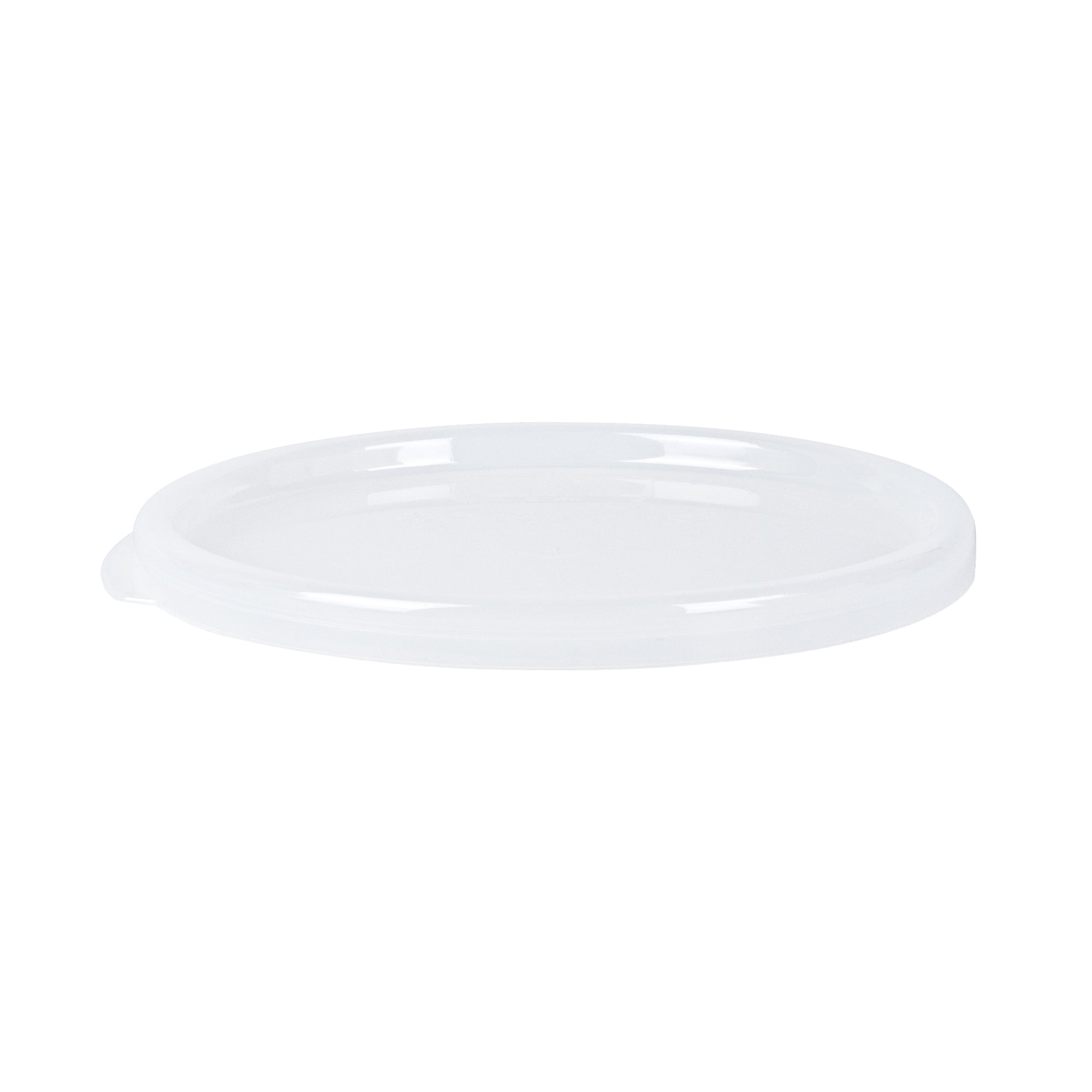 Met Lux Round Translucent Plastic Food Storage Container Lid - Fits 2 and 4 qt - 10 count box